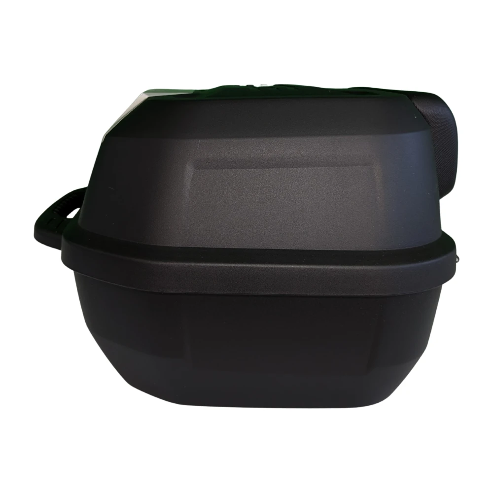 Top case moto 47L - Baú universal desmontável com fechadura e encosto