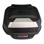 Top case moto 47L - Baú universal desmontável com fechadura e encosto