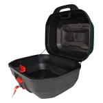 Top case moto 47L - Baú universal desmontável com fechadura e encosto