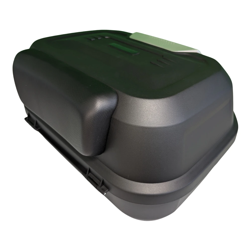 Top case moto 47L - Baú universal desmontável com fechadura e encosto