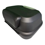 Top case moto 47L - Baú universal desmontável com fechadura e encosto