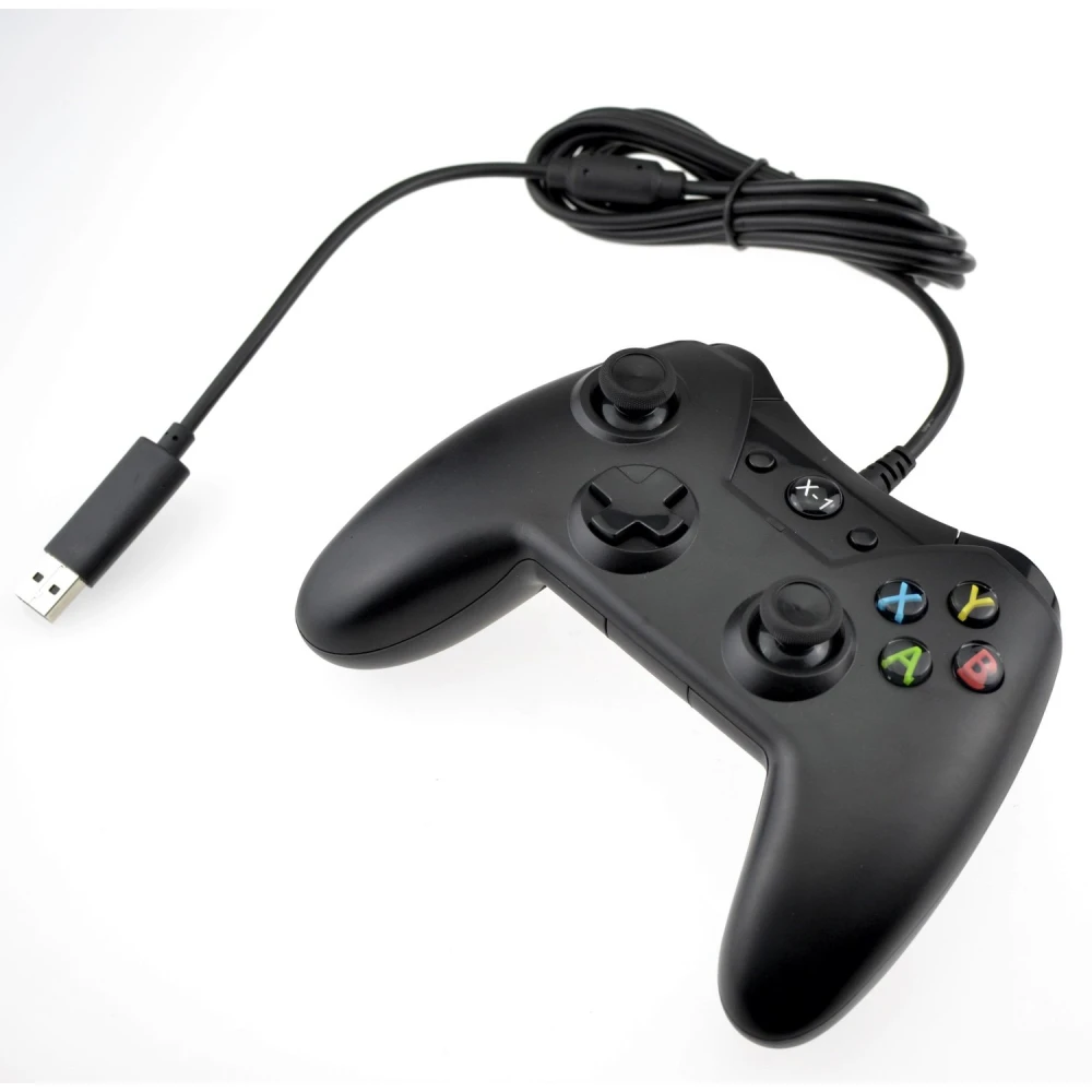 Mando con cable para Xbox One y PC Windows 8, 10 y 11 en color negro
