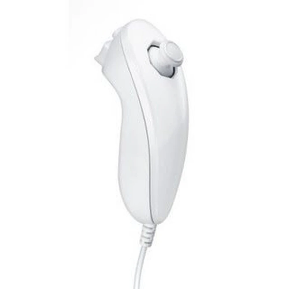 Nunchuck Wii Compatível Branco para Controlo Preciso e Cómodo
