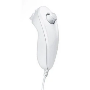 Nunchuck Wii Compatível Branco para Controlo Preciso e Cómodo