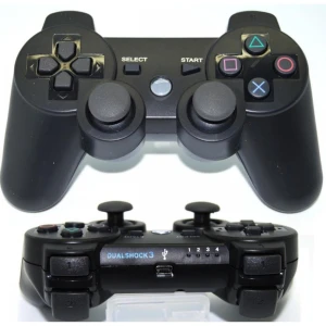 Comando Réplica Dual Shock 3 Sixaxis Preto PS3 Bluetooth