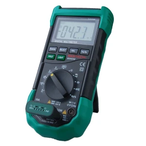 Mastech MS8268 multímetro digital autorango com ecrã LCD retroiluminado