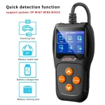 Medidor de baterias Konnwei KW600 12V para carro e moto