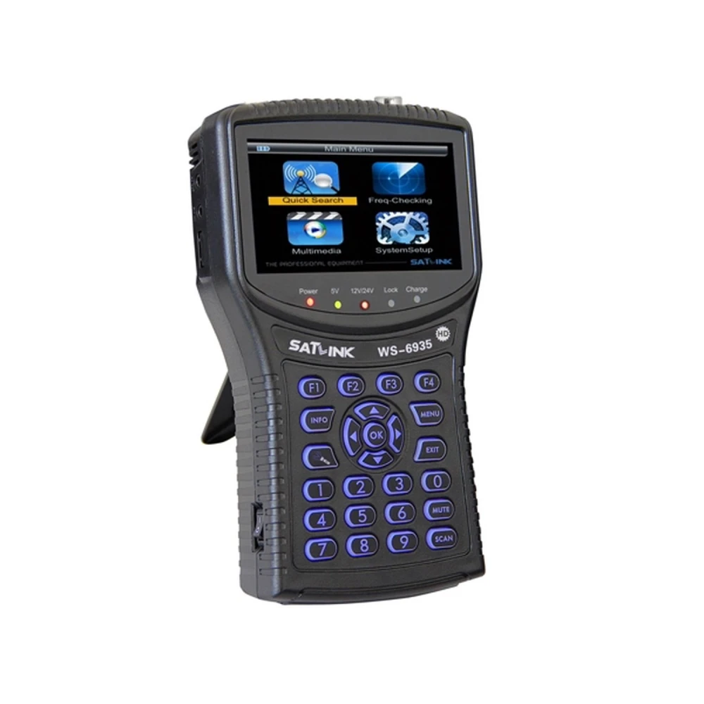Medidor de sinal digital terrestre WS6935 DVB-T2 HD para profissionais