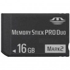 MEMORY STICK PRO DUO 16GB (COMPATÍVEL COM PSP) MEMORY STICK AND HD PSP 3000  18.00 euro - satkit