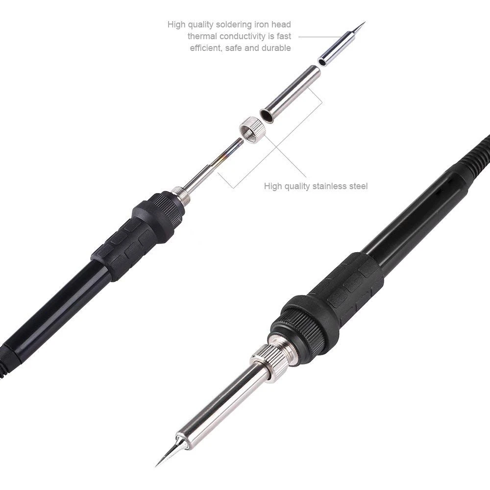 Vista frontal de la estación de soldadura Mlink H7 3 en 1