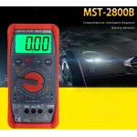 MST-2800B Multímetro Digital Inteligente com Ecrã LCD Grande para Automóvel