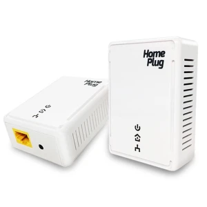 Pack 2 PLC Ethernet 500Mbps para Internet pela rede elétrica