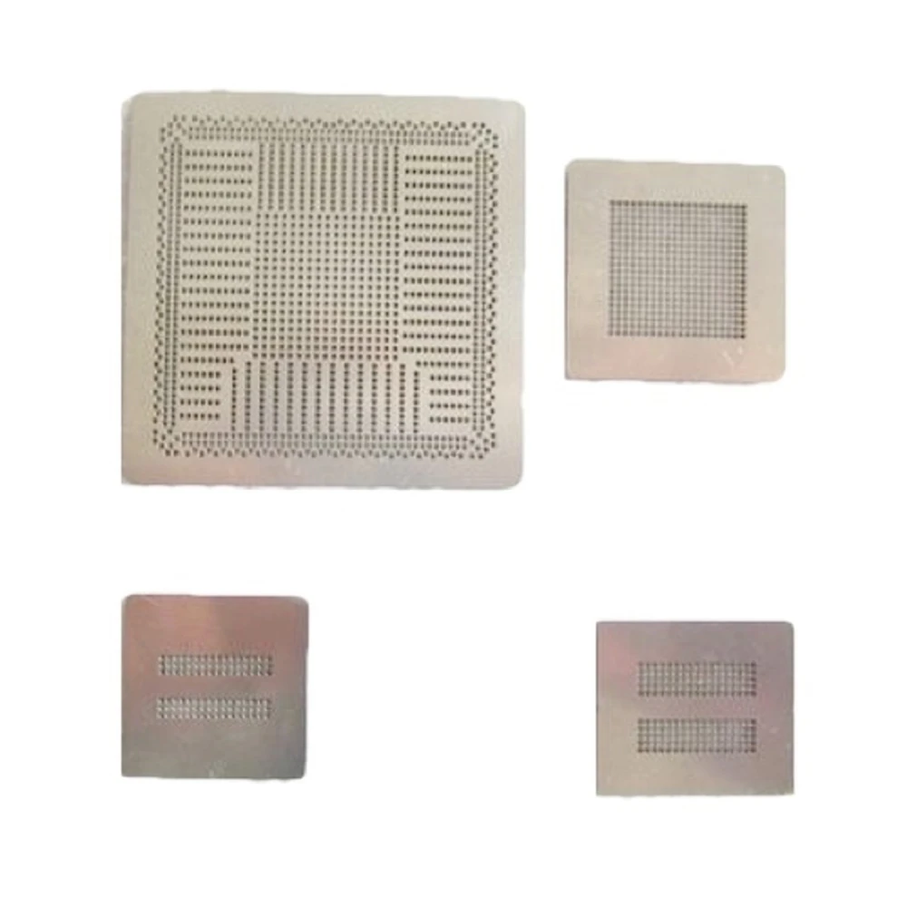 Pack 4 Stencils para PS4 Calor Direto: Plantilhas Precisas para Reparação