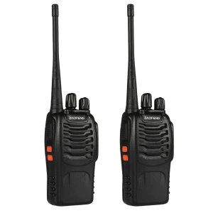 Pack de 2 walkie-talkies Baofeng BF-888S UHF 5W com auricular