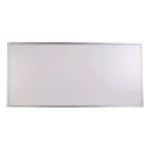 Painel LED 120x60 3000K Slim 88W 7500lm Moldura Prata Branco Quente