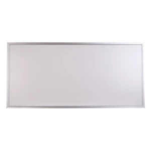 Painel LED 120x60 3000K Slim 88W 7500lm Moldura Prata Branco Quente
