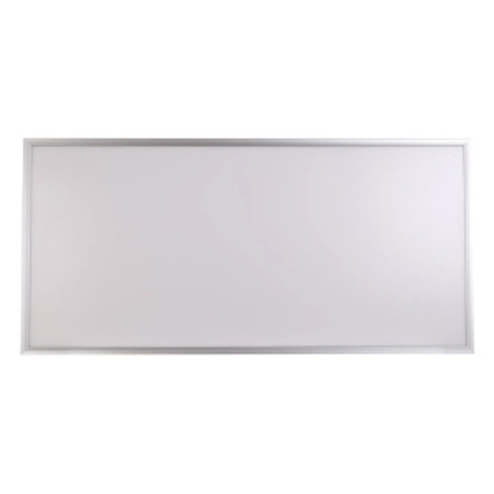 Painel LED 120x60 4500k Slim 88W 7900lm com Moldura Prata e Luz Branco Neutro