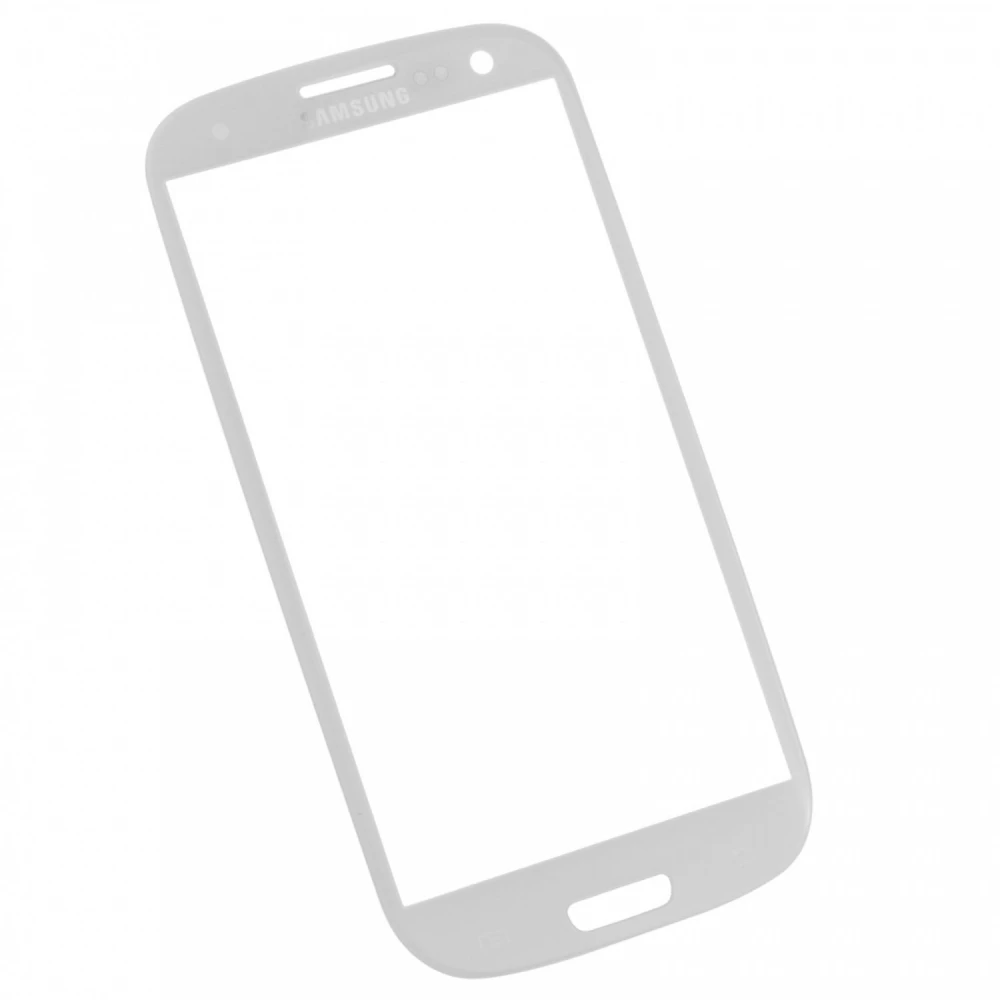 Ecrã de Vidro Samsung Galaxy S3 I9300 Branco - Peça de Reposição