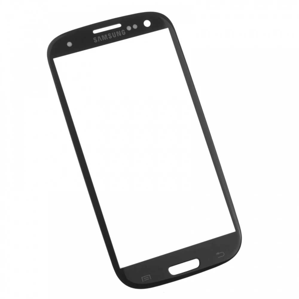 Ecrã de Vidro Samsung Galaxy S3 I9300 Preto para Reparação Profissional