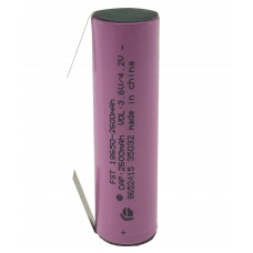 Bateria Recarregável Bateria 18650 2600mah 3,7v Com Lingueta De Ferro De Soldar