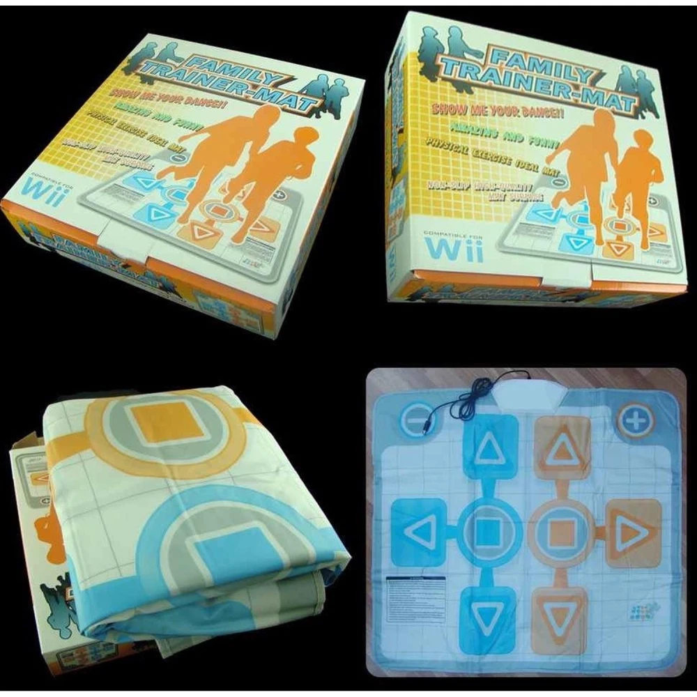 Pista Family Trainer para Nintendo Wii - Tapete de Exercício e Jogo para 2 Jogadores