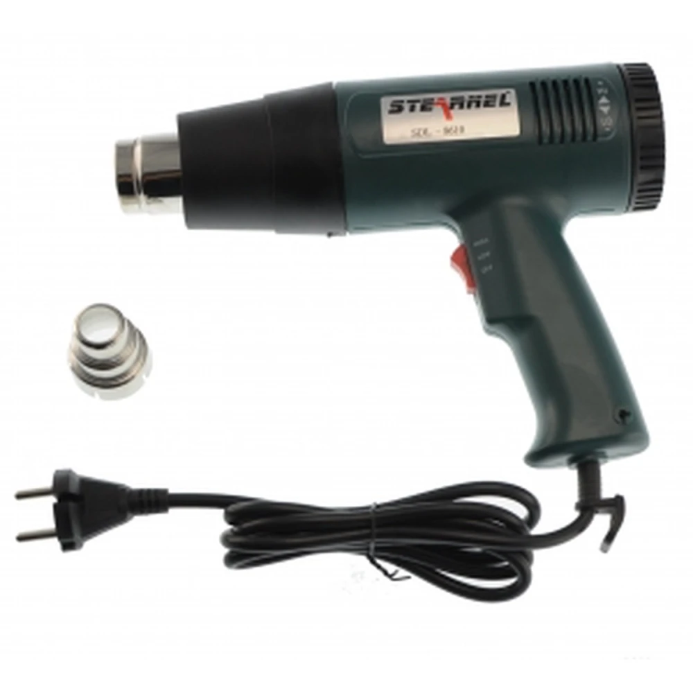 Pistola de ar quente 1800w Stearnel 8610 para uso profissional e bricolage