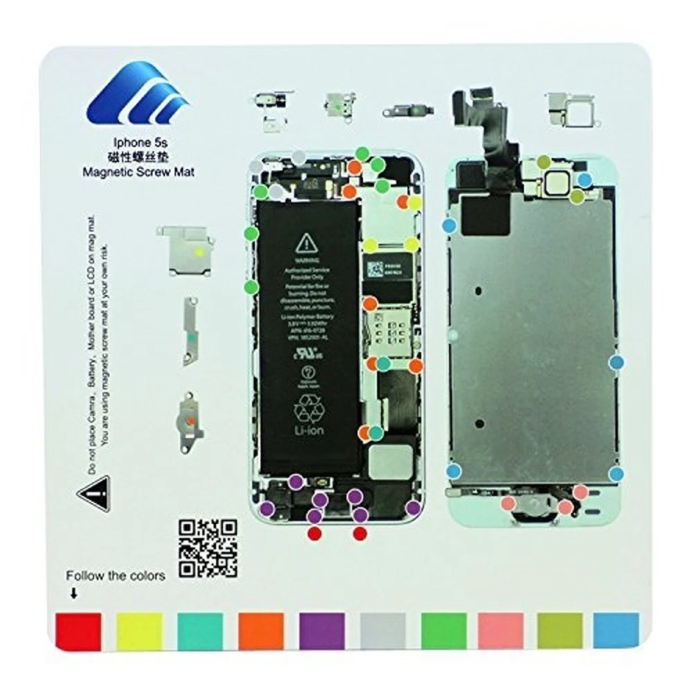 Quadro magnético para organizar parafusos iPhone 5S da satkit