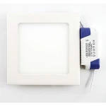 Placa LED Quadrada Superslim 12W Branco Frio 6000K