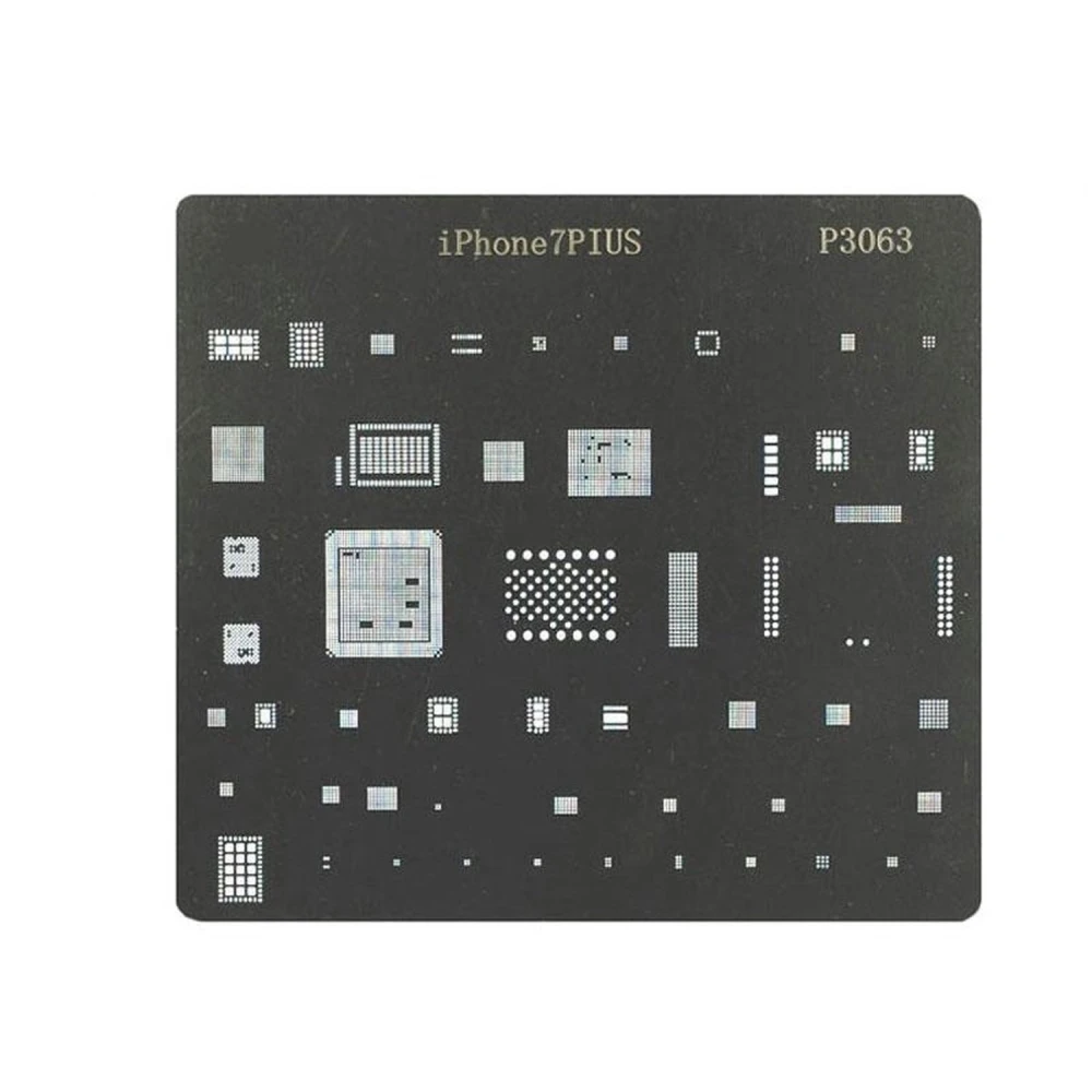 Stencil IC iPhone 7plus - Gabarito BGA para reparação e soldadura