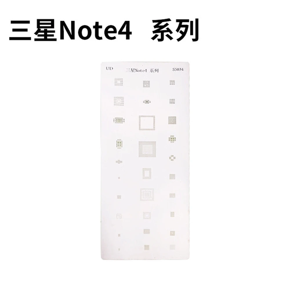 Stencil Samsung Note 4 para reballing IC - ferramenta profissional Mlink
