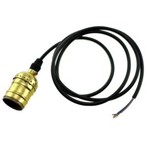 Porta-lâmpada Industrial Vintage Retro Edison E27 com Cabo de 1,1m F1