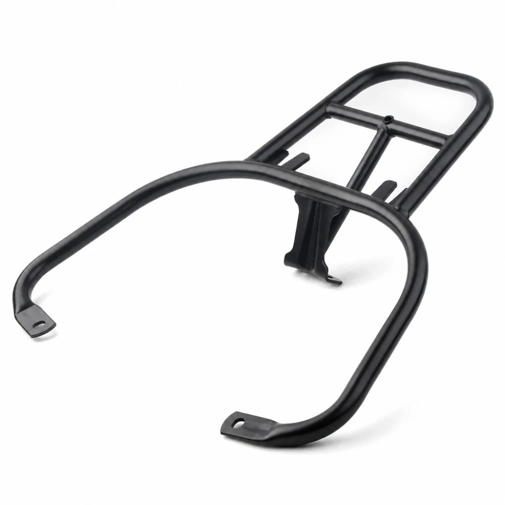Porta-bagagens traseiro compatível com Piaggio GTS 300 / Sprint 150 - Cor Preta