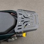 Bagageiro Traseiro Zontes 150X / 125X — Grade Porta-Bagagens em Ferro 4 mm, Preto