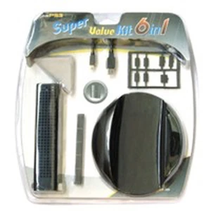 PS3 Super Value Kit 6 em 1 - Kit completo de acessórios para PS3
