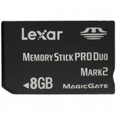 PSP Memory Stick Pro Duo 8GB Lexar *ORIGINAL* MEMORY STICK AND HD PSP 3000  15.00 euro - satkit