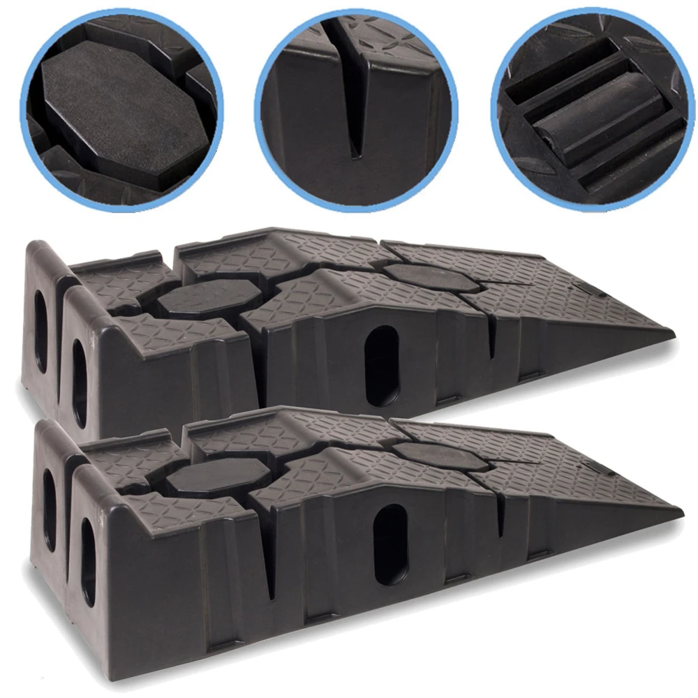 Rampa para carro plástico 2 toneladas x 2 unidades para veículos 4x4 e mais