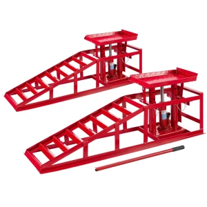 Rampa hidráulica para carro 2 toneladas - elevador ajustável