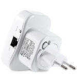 Vista lateral del repetidor wifi Wr03 300mbps 2.4ghz satkit