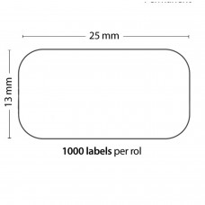 Rolo de 1000 Etiquetas Adesivas tamanho 25mm*13mm*1000 Unidades compatível Dymo11353 PACKING PRODUCTS  3.50 euro - satkit