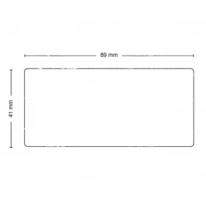 DELI Rolo de 300 etiquetas autocolantes compatível Dymo 11356 89mm x 41mm