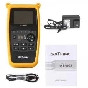 Satlink WS-6933 localizador de sinal satélite Ultra-Fast HD DVB-S + DVB-S2