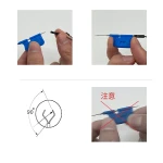 SDK08 Clips de Teste para Microchip - Pack de 10 unidades