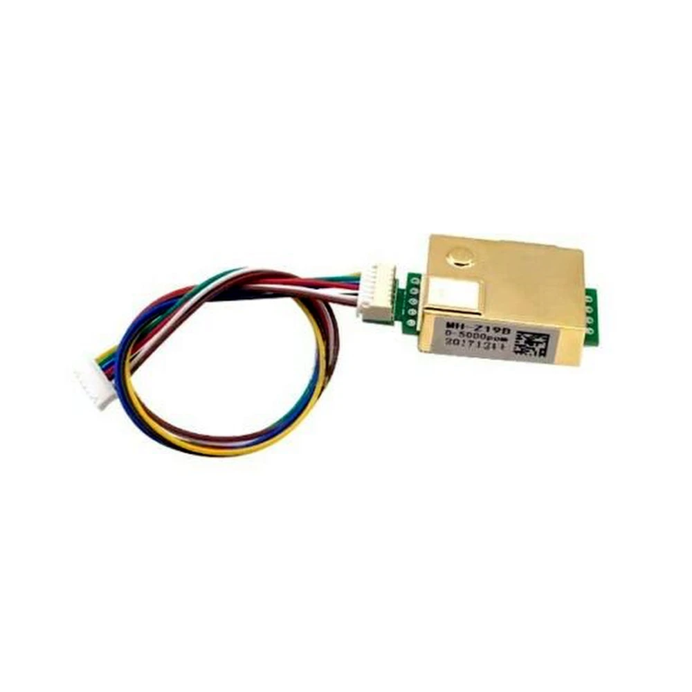 Vista frontal del sensor de CO2 MH-Z19B para Arduino