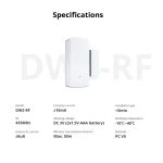 Sensor de porta e janela sem fios SONOFF DW2 RF para alarme doméstico