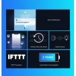 Sensor de porta e janela sem fios SONOFF DW2 RF para alarme doméstico