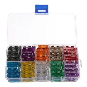 Kit 100 Fusíveis Automóvel com 10 Valores de 2A a 35A TSX TOOL
