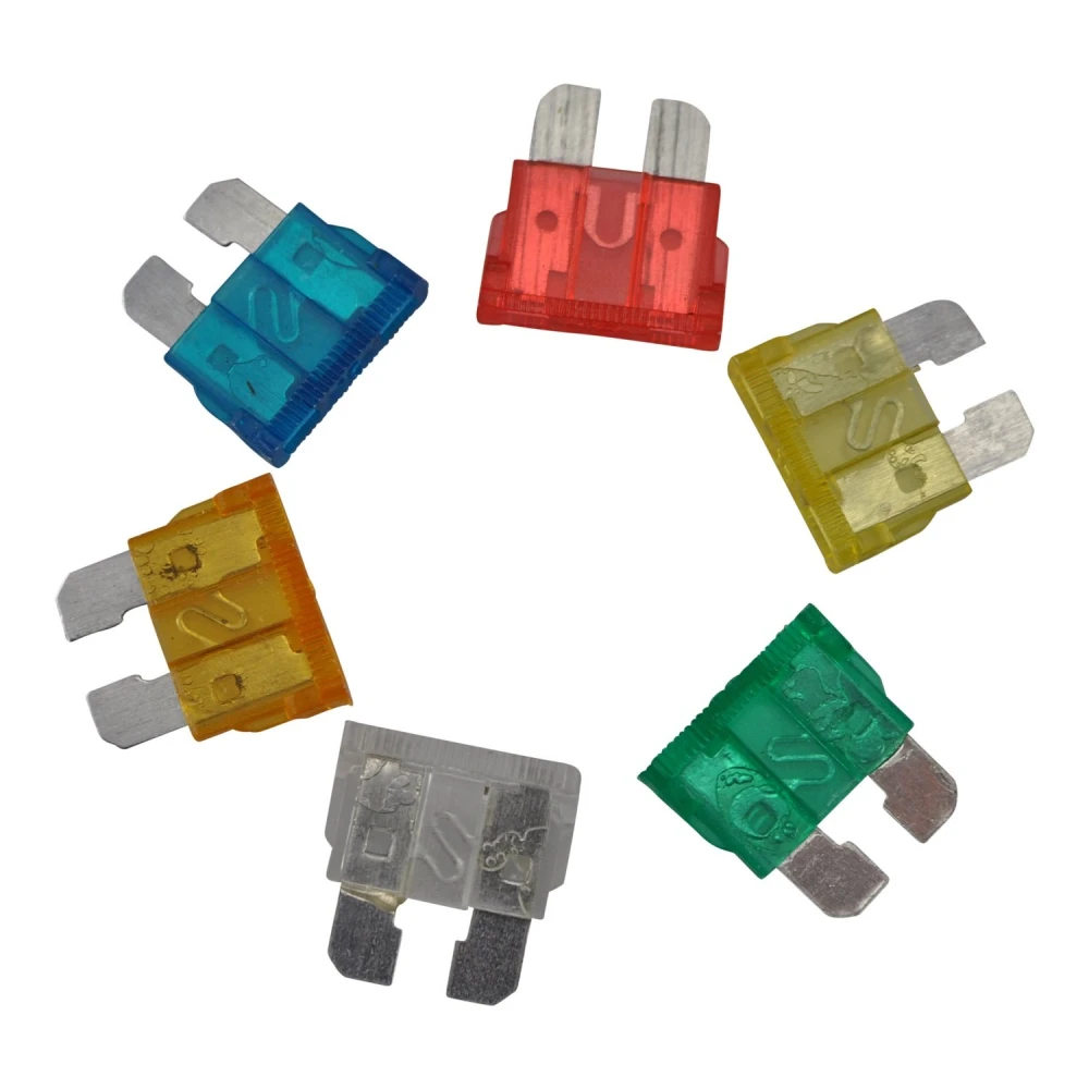 Jogo de fusíveis para carro e moto 120 peças 5A 10A 15A 20A 25A 30A TSX TOOL