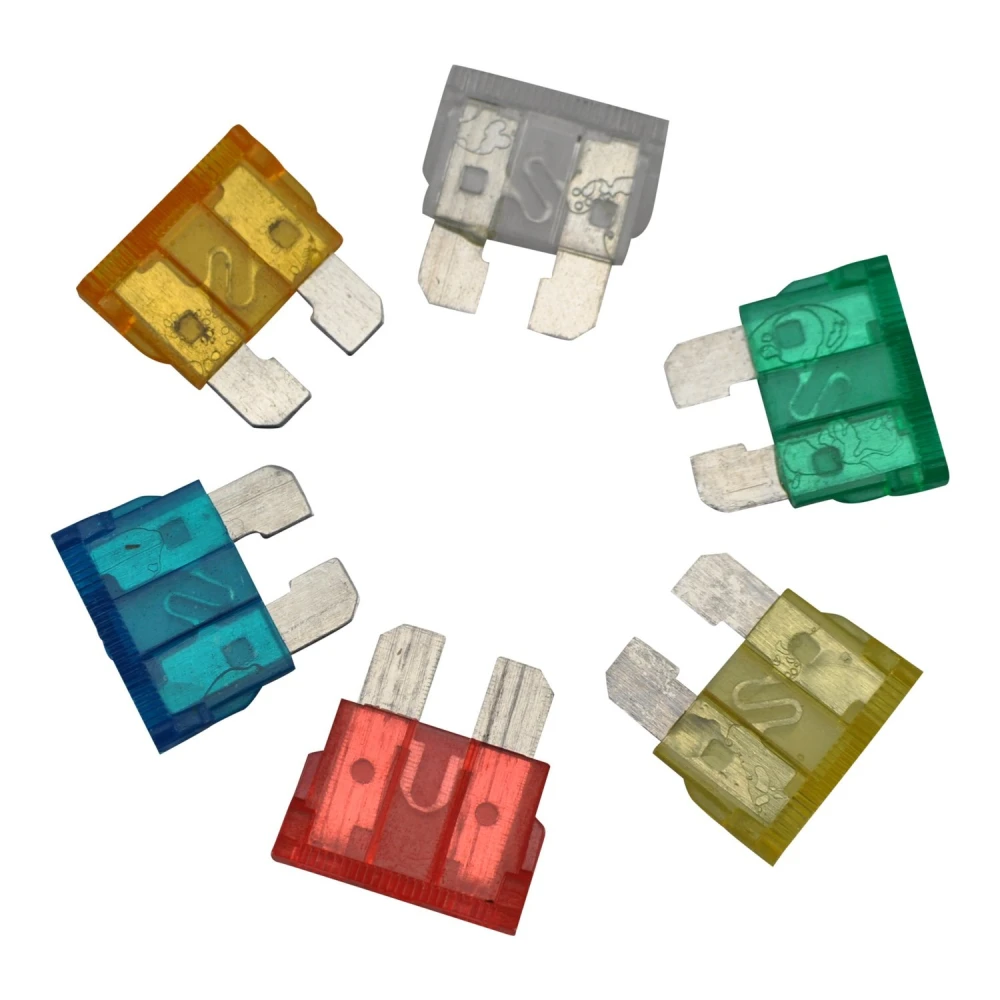 Jogo de fusíveis para carro e moto 120 peças 5A 10A 15A 20A 25A 30A TSX TOOL