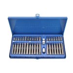 Jogo 40pc Pontas Torx e Hex Bit 1/2'' 3/8'' para Carro