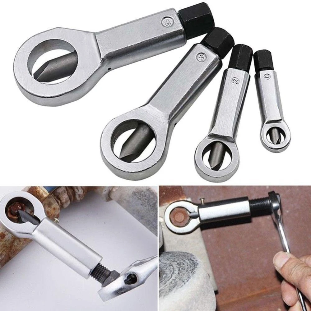 Set 4un Extrator de Porcas Manual em Metal Separador de Parafusos TSX TOOL